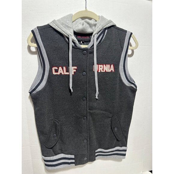 BB Jeans California varsity vest size L NWT - Picture 1 of 5